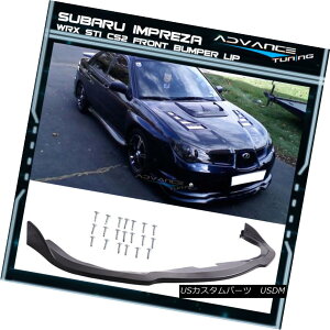 GAp[c Fits 06-07 Subaru Impreza WRX STI S204 CS2 Front Bumper Lip - PP Polypropylene tBbg06-07XoCvbTWRX STI S204 CS2tgop[bv - PP|vs