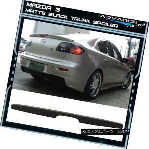 GAp[c Matte Black Fits 04-09 Mazda3 Sedan OE Factory Style Flush Mount Trunk Spoiler }bgubNtBbg04-09 Mazda3Z_OEHX^CtbV}EggJ[