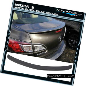 GAp[c Matte Black Fits 10-13 Mazda 3 4DR Sedan OE Factory Flush Mount Trunk Spoiler }bgubNtBbg10-13}c_3 4DRZ_OEHtbV}EggX|C[