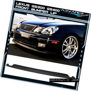 GAp[c Fits 98-05 Lexus GS300 GS400 Aero VIP Urethane Front Bumper Lip Spoiler Black PU tBbg98-05NTXGS300 GS400GAVIPE^tgop[bvX|C[ubNPU