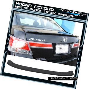 GAp[c Matte Black Fits 08-12 Accord 8th Sedan Factory Style Flush Mount Trunk Spoiler }bgubNtBbg08-12AR[h8thZ_t@Ng[X^CtbV}EggNX|C[