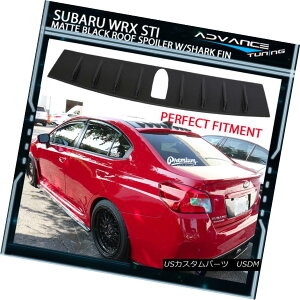 GAp[c For 15-17 Subaru WRX STI Matte Black 6.2 Vortex Generator Roof Spoiler Shark Fin 15-17XoWRX STI}bgubN6.2{ebNXWFl[^[tX|C[Shark Fin