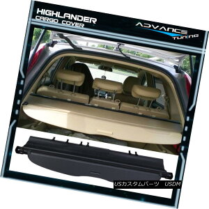 GAp[c For 08-12 Highlander OE Factory Style Retractable BK Rear Cargo Security Cover 08-12nC_[OEHX^C̃gN^uBKAJ[SZLeBJo[