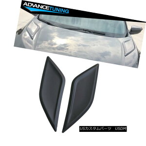 GAp[c Fits 16-18 Honda Civic 10th Gen V1 Style Hood Vents 2 Pieces Black ABS tBbg16-18z_VrbN10IV1X^C̃t[hʋCE2̍ABS