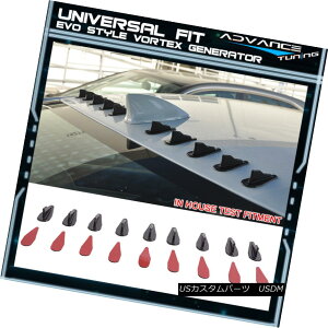 GAp[c Fits Acura EVO Roof Shark Fins Spoiler Vortex Generator 10 PC PP ALEVO[tV[NtBX|C[{ebNXWFl[^[10 PC PPɓK