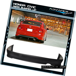 GAp[c Fit For 06-11 Honda Civic 4 Doors Poly Urethane HF-P Rear Bumper Lip Spoiler z_VrbN4hAp|E^HF-PAop[bvX|C[
