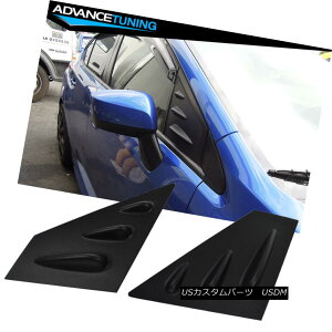 �G�A���p�[�c Fits 15-18 Subaru WRX STI Unpainted ABS Front Window Louver Side Vent �t�B�b�g15-18�X�o��WRX STI���h��ABS�t�����g�E�B���h�E���[�o�[�T�C�h�x���g
