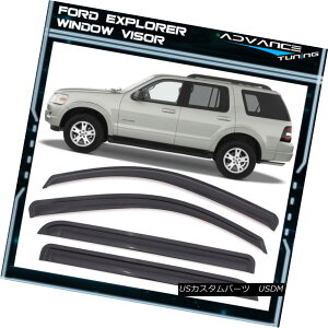 �G�A���p�[�c Fits 11-18 Ford Explorer Acrylic Window Visors 4Pc �t�B�b�g11-18�t�H�[�h�G�N�X�v���[���[�A�N�������̃o�C�U�[4Pc �y���s�A���i�z