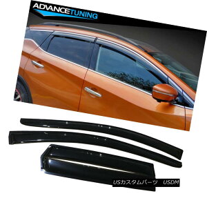 GAp[c Fits 15-18 Nissan Murano Acrylic Window Visors 4Pc Y[mANEChEoCU[415-18