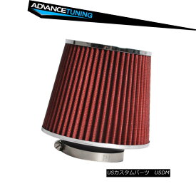 エアロパーツ Fit For Jetta Golf Fox Passat P Style Intake 3 Cold Air Inlet Filter Red フィットフォージェットゴルフフォックスパサートPスタイルインテーク3コールドエアインレットフィルターレッド