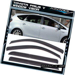 GAp[c Fits 12-18 Toyota Prius Acrylic Window Visors 4Pc 12-18g^vEXANEChEoCU[4PcɓK