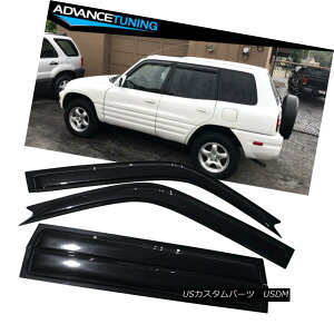 GAp[c Fits 96-00 Toyota RAV4 Acrylic Window Visors 4Pc 96-00ɓKg^RAV4ANoCU[4Pc
