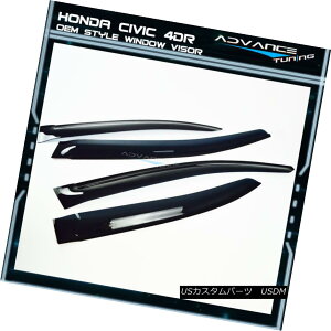 �G�A���p�[�c 12-15 Honda Civic 4Dr USDM Asian OE Smoke Transparent Window Visor Shade Vent 12-15�z���_�V�r�b�N4Dr USDM�A�W�AOE�X���[�N�����E�B���h�E�o�C�U�[�V�F�[�h�x���g �y���s�A���i�z