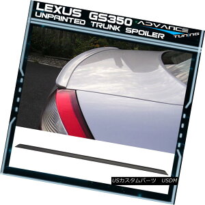 GAp[c Fits 06-11 Lexus GS350 S190 PV Style Unpainted Black Trunk Spoiler - PUF tBbg06-11NTXGS350 S190 PVX^ChubNgNX|C[ - PUF