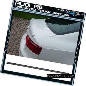 �G�A���p�[�c 05-11 Audi A6 C6 PV Style Unpainted Black Trunk Spoiler - PUF 05-11 Audi A6 C6 PV�X�^�C�����h���u���b�N�g�����N�E�X�|�C���[ - PUF �y���s�A���i�z