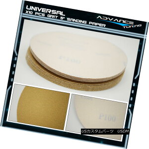 GAp[c Disc 100 Grit 5 PSA Auto Sanding Paper Sheets Repair Sandpaper Magic Tape 10Pcs fBXN100Obg5 PSAI[gTfBOy[p[V[gCThy[p[}WbNe[v10