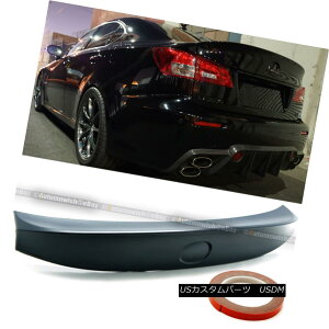 GAp[c For 06-12 IS250 IS350 ISF Unpainted WD W Style ABS Rear Trunk Lip Wing Spoiler 06-12 IS250 IS350 ISFhWD WX^CABSAgNbvEBOX|C[