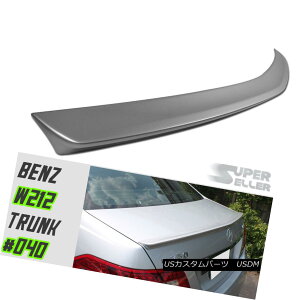 エアロパーツ PAINTED#744/775 MERCEDES BENZ W212 TRUNK SPOILER WING 10-16 塗装済み#744/77 5メルセデスベンツW212 TRUNK SPOILER WING 10-16