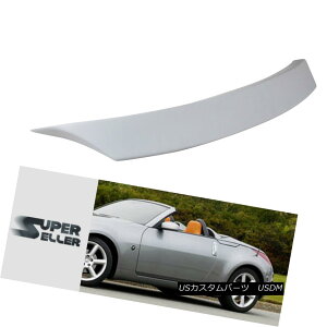 エアロパーツ Painted For Nissan 350Z Z33 Coupe Convertible V Type Rear Trunk Boot Spoiler 日産350Z Z33クーペコンバーチブルVタイプリアトランクブーツスポイラー