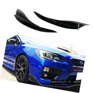 �G�A���p�[�c Unpainted for SUBARU WRX STI Sedan Front Light Cover Eyelids Eyebrow 2018 Sharp SUBARU WRX STI�Z�_���t�����g���C�g�J�o�[�A�C���C�h�A�C�u���[2018�V���[�v �y���s�A���i�z