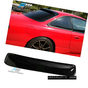 エアロパーツ Fit For 95-98 Nissan 240SX S14 Coupe Rear Roof Window Visor フィット95-98日産240SX S14クーペリアルーフウインドバイザー