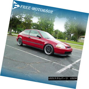 GAp[c FRONT BUMPER LIP SPOILER BODYKIT FIT 96-98 HOND CIVIC EK 2 3 4DR TYPE R T-R JDM tgop[bvX|C[{fBLbgtBbg96-98z_VrbNEK 2 3 4DR^CvR T-R JDM