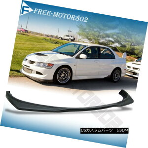 �G�A���p�[�c FOR 03-05 MITSUBISHI EVO 8 FRONT BUMPER LIP SPOILER BODYKIT POLY URETHANE 03-05�~�c�r�V�G�{8�t�����g�o���p�[���b�v�X�|�C���{�f�B�L�b�g�|���E���^�� �y���s�A���i�z