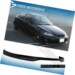 GAp[c Fit For 96-98 Honda Civic 2 3 4 DR Type R TR JDM Front Bumper Lip Spoiler Wing tBbg96-98z_VrbN2 3 4 DR^CvR TR JDMtgop[bvX|C[ECO