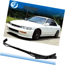 エアロパーツ Fit For 96-97 Honda Accord Type R Style Front Bumper Lip Spoiler Urethane 96-97ホンダアコードタイプRスタイルフロントバンパーリップスポイラー用ウレタン