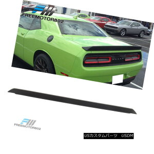 GAp[c Fit For 08-17 Dodge Challenger ABS Rear Trunk Spoiler Wing Matte Black 08-17hbW`W[ABSAgNX|C[ECO}bgubNɍ
