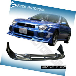 GAp[c Fits 02-03 Subaru Impreza WRX 4Dr CW Style PU Front Bumper Lip Spoiler Kit tBbg02-03XoCvbTWRX 4Dr CWX^CPUtgop[bvX|C[Lbg