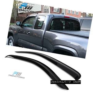 �G�A���p�[�c Fits 16-18 Toyota Tacoma Access Cab Slim Style Acrylic Window Visors 2Pc Set �t�B�b�g16-18�g���^�^�R�}�A�N�Z�X�L���u�X�����X�^�C���̃A�N�������o�C�U�[2PC�Z�b�g �y���s�A���i�z