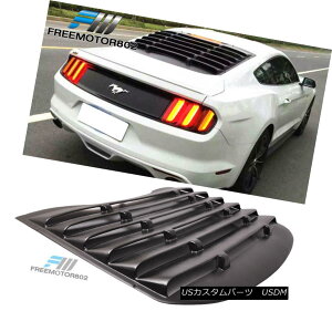 �G�A���p�[�c Fits 15-17 Ford Mustang 2Dr V6 V8 Vintage Style Rear Window Louver ABS �t�B�b�g15-17�t�H�[�h�}�X�^���O2Dr V6 V8���B���e�[�W�X�^�C���̃��A�E�B���h�E���[�o�[ABS �y���s�A���i�z