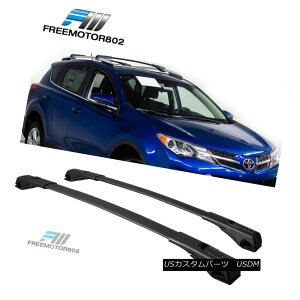 GAp[c For 13 14 15 16 Toyota RAV4 Aluminum Roof Top Adjustable Rack Cross Bar Black 13 14 15 16g^RAV4A~[tgbv߉\ȃbNNXo[ubN