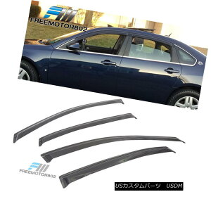 �G�A���p�[�c Fits 06-13 Chevy Impala Sedan Slim Style Acrylic Window Visors 4Pc Set �t�B�b�g06-13�V�{���[�C���p���Z�_���X�����X�^�C���̃A�N�����E�B���h�E�o�C�U�[4PC�Z�b�g �y���s�A���i�z