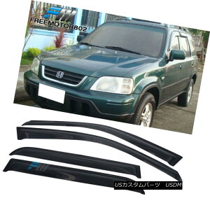 �G�A���p�[�c Fits 98-01 Honda CRV Slim Style Acrylic Window Visors 4Pc Set �t�B�b�g98-01�z���_CRV�X�����X�^�C���̃A�N�����E�B���h�E�o�C�U�[4PC�Z�b�g