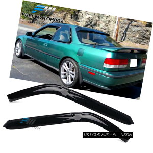 GAp[c Fits 90-93 Honda Accord Coupe Slim Style Acrylic Window Visors 2Pc Set tBbg90-93z_AR[hN[yXX^C̃ANoCU[2PCZbg