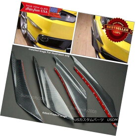 エアロパーツ ABS Carbon Effect Splitter Fin Spoiler Wing Bumper Canard Diffuser for Mini ABSカーボン効果スプリッターフィンスポイラーウイングバンパーキャナードディフューザーミニ