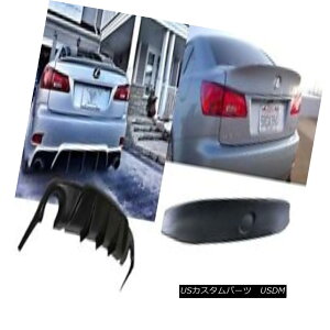 GAp[c Lexus IS250 350 UNPAINTED PU Rear Trunk Spoiler Bumper Lip DIFFUSER Body kit NTXIS250 350 UNPAINTED PUAgNX|C[op[bvDIFFUSER{fBLbg