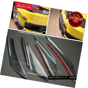 GAp[c ABS Carbon Effect Bumper Splitter Wing Fin Spoiler Canard Diffuser for Ford ABSJ[{ʃop[Xvb^[EBOtBX|C[tH[hpLm[hfBt[U[