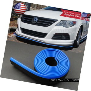 GAp[c 1.3" w Black w/ Blue Trim EZ Fit Bumper Lip Splitter Chin Protector For Benz 1.3 "WubN/u[gEZtBbgop[bvXvb^[{veN^[xcp