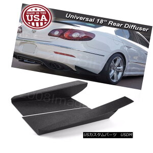 GAp[c 18" G3 Rear Bumper Lip Downforce Apron Splitter Diffuser Canard For Mitsubishi 18C`G3Aop[bv_EtH[XGvXvb^[fBt[U[Li[hiOHj