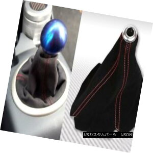 GAp[c Universal RED Stitch Suedue Short Shifter Boot for Manual Transmission ONLY jo[TREDXeb`XG[hV[gVt^[u[ĉݎ蓮M