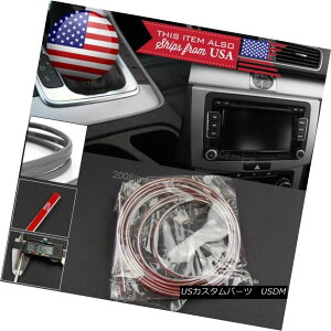 エアロパーツ 108" Chrome Molding Stripe Trim Line For BMW AUDI Console Dashboard Spoiler etc 108 "BMW AUDIコンソールダッシュボード・スポイラー用クロム・モールディング・ストライプ・トリム・ライン