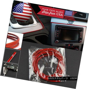�G�A���p�[�c 1 x 108 Red Molding Stripe Trim Line For VW Porsche Console Dashboard Spoiler VW�|���V�F�R���\�[���_�b�V���{�[�h�X�|�C���[�p1 x 108�C���`���b�h���[���f�B���O�X�g���C�v�g�������C�� �y���s