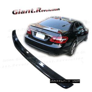 エアロパーツ Carbon Fiber A Look Rear Trunk Wing Spoiler For 10-16 Benz W212 E-Class Sedan 4D 炭素繊維は、10-16ベンツW212 Eクラスのセダン4Dのためのルーフリアトランクウィングスポイラー