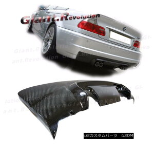 GAp[c Carbon Fiber C Look Rear Spoiler Diffuser Lip Fit BMW 01-06 E46 M3 2DR Bumper J[{t@Co[CbNX|C[fBt[U[bvtBbgBMW 01-06 E46 M3 2DRop[