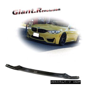 GAp[c V Style Carbon Fiber Add Front Bumper Lip Spoiler For BMW 2015 On F80 M3 F82 M4 VX^C̃J[{t@Co[F80 M3 F82 M4BMW 2015ptgop[bvX|C[ǉ