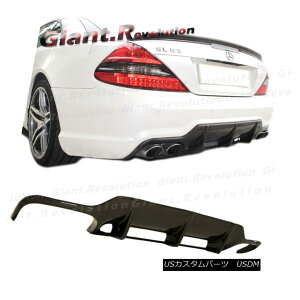 GAp[c Carbon Fiber AMG Look Bumper Diffuser For 09-12 BENZ R230 SL63AMG Lower Body Kit J[{t@Co[AMGbNop[fBt[U[09-12xcR230 SL63AMG[{fB[Lbg