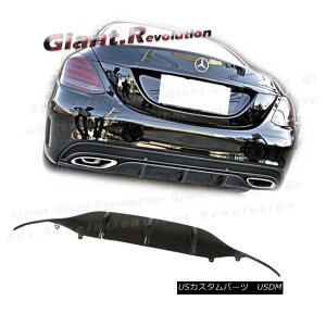 �G�A���p�[�c A Type Carbon Fiber Rear Diffuser Fit 15-17 BENZ W205 C-Sport Sedan AMG Bumper A�^�C�v�J�[�{���t�@�C�o�[���A�f�B�t���[�U�[�t�B�b�g15-17 BENZ W205 C-Sport�Z�_��AMG�o���p�[ �y���s�A���i�z